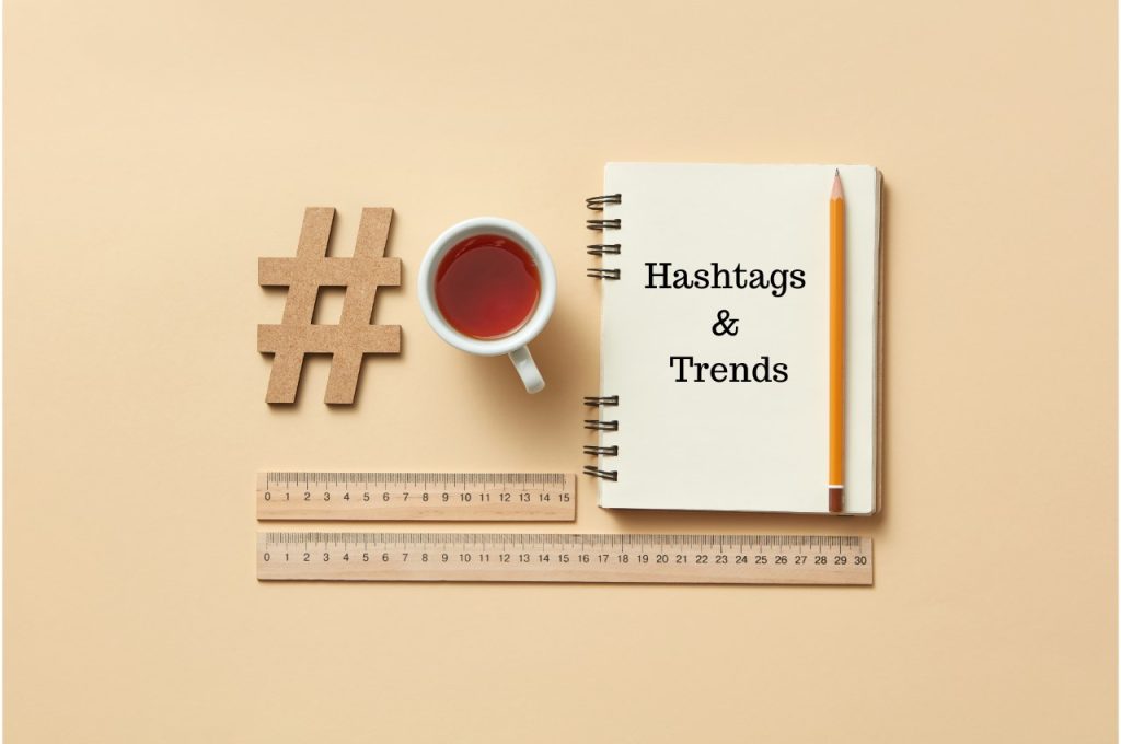 Hashtags and trending topics